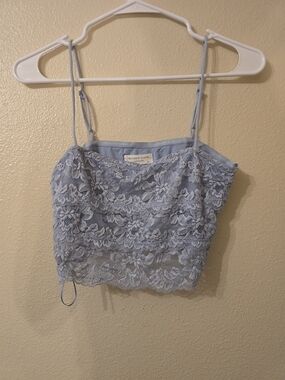 Altar'd State Light Blue Lace Camisole